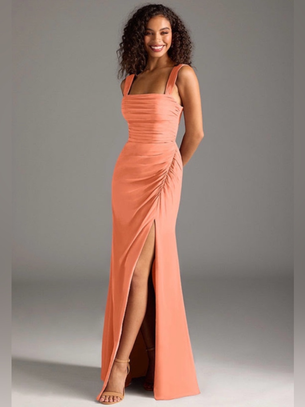 Azazie Jesaphine Sunset Chiffon Formal Dress